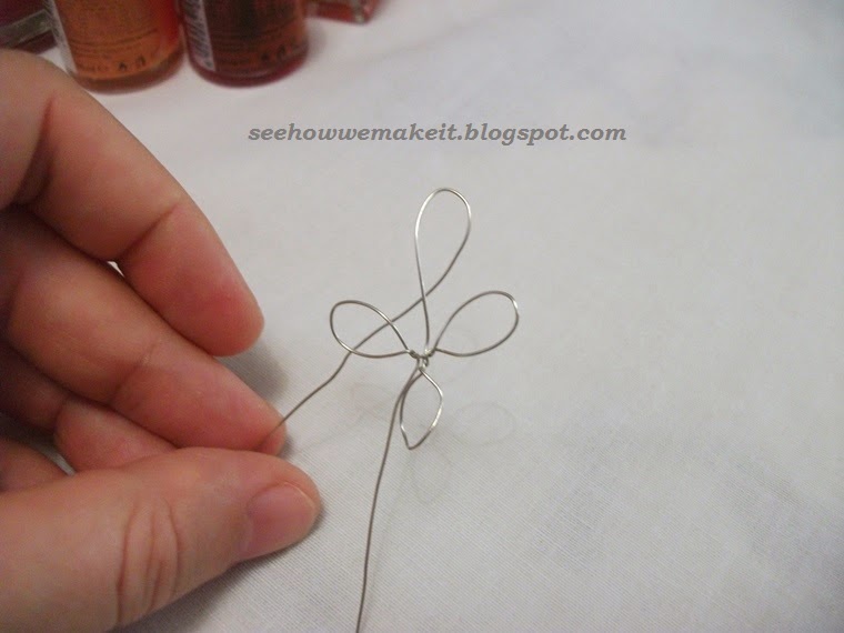 How to make... Wire flowers with nail polish