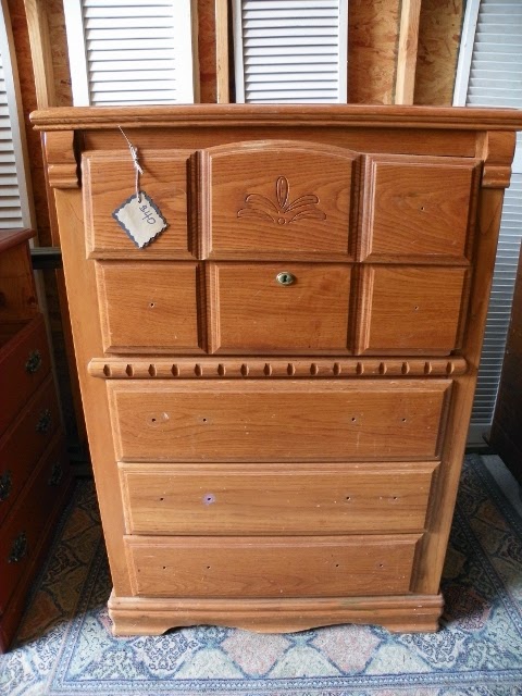 Piece Of Candy Furniture Highboy Dresser Chest Repaired Painted