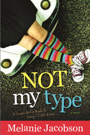 The Sweet Bookshelf Review Not My Type By Melanie Jacobson