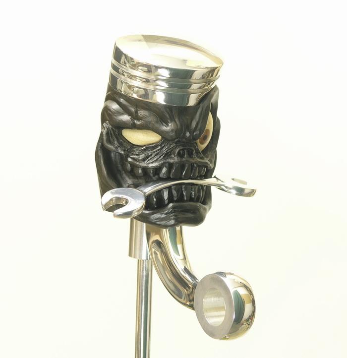 GearHedz Shift Knobs AXEL'S "WRENCH BITER" PISTON FINISHED