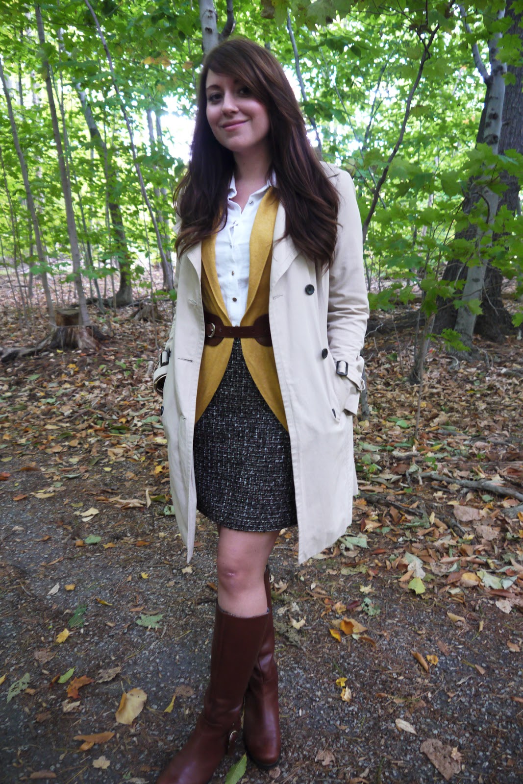 Outfit (Tweed & Mustard Remixed) Closet Full of Thrills