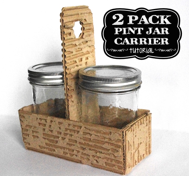 Creative "Try"als Pint Jar Carrier Tutorial