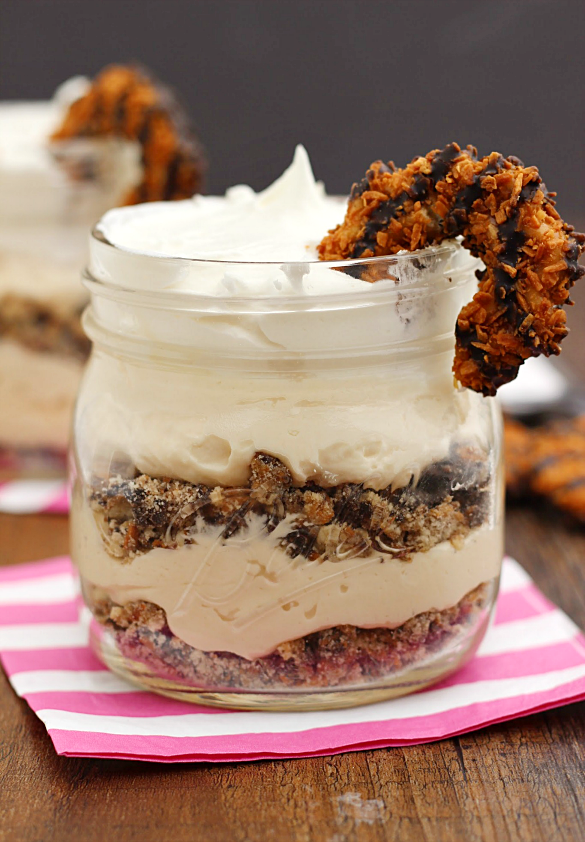 Samoa Caramel Cheesecake Parfaits Whats Cooking Love?