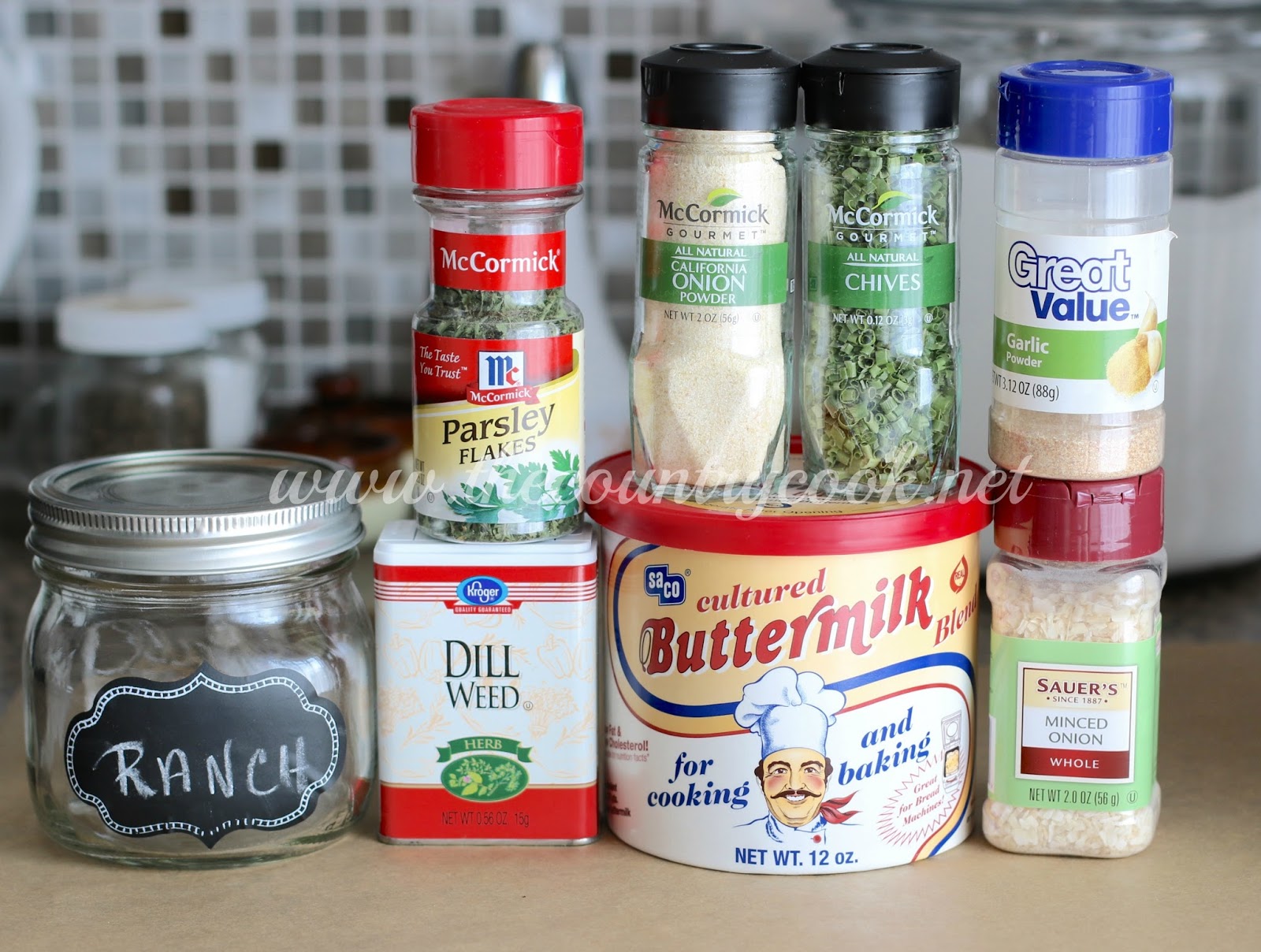 Homemade Ranch Seasoning The Country Cook