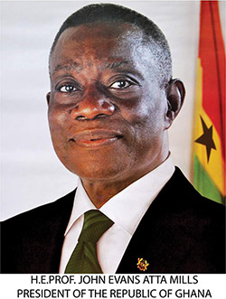 Ghana President Mills