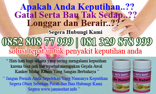 obat keputihan berbau busuk