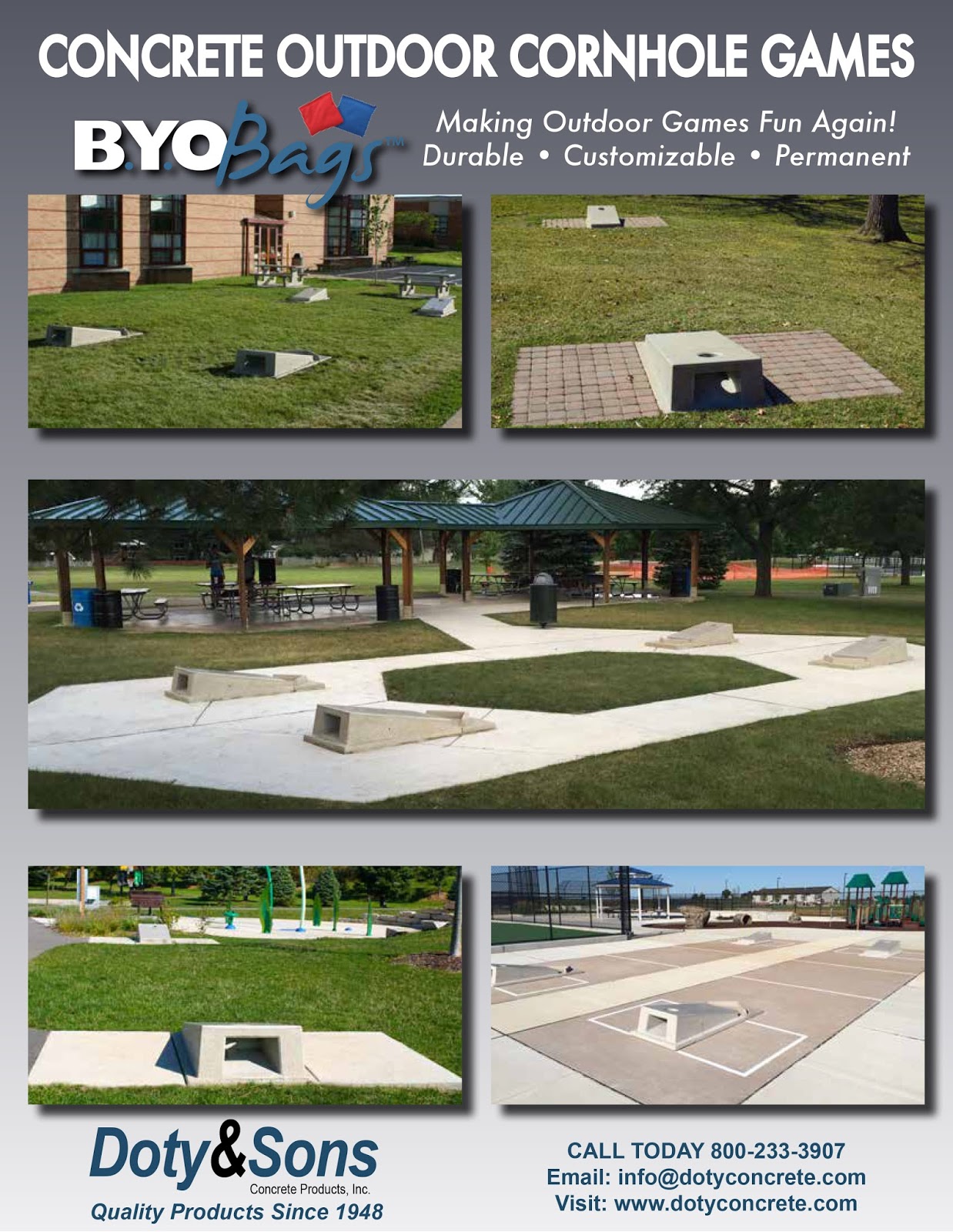 Memorial Plaque Base (MB1645) - Doty Concrete