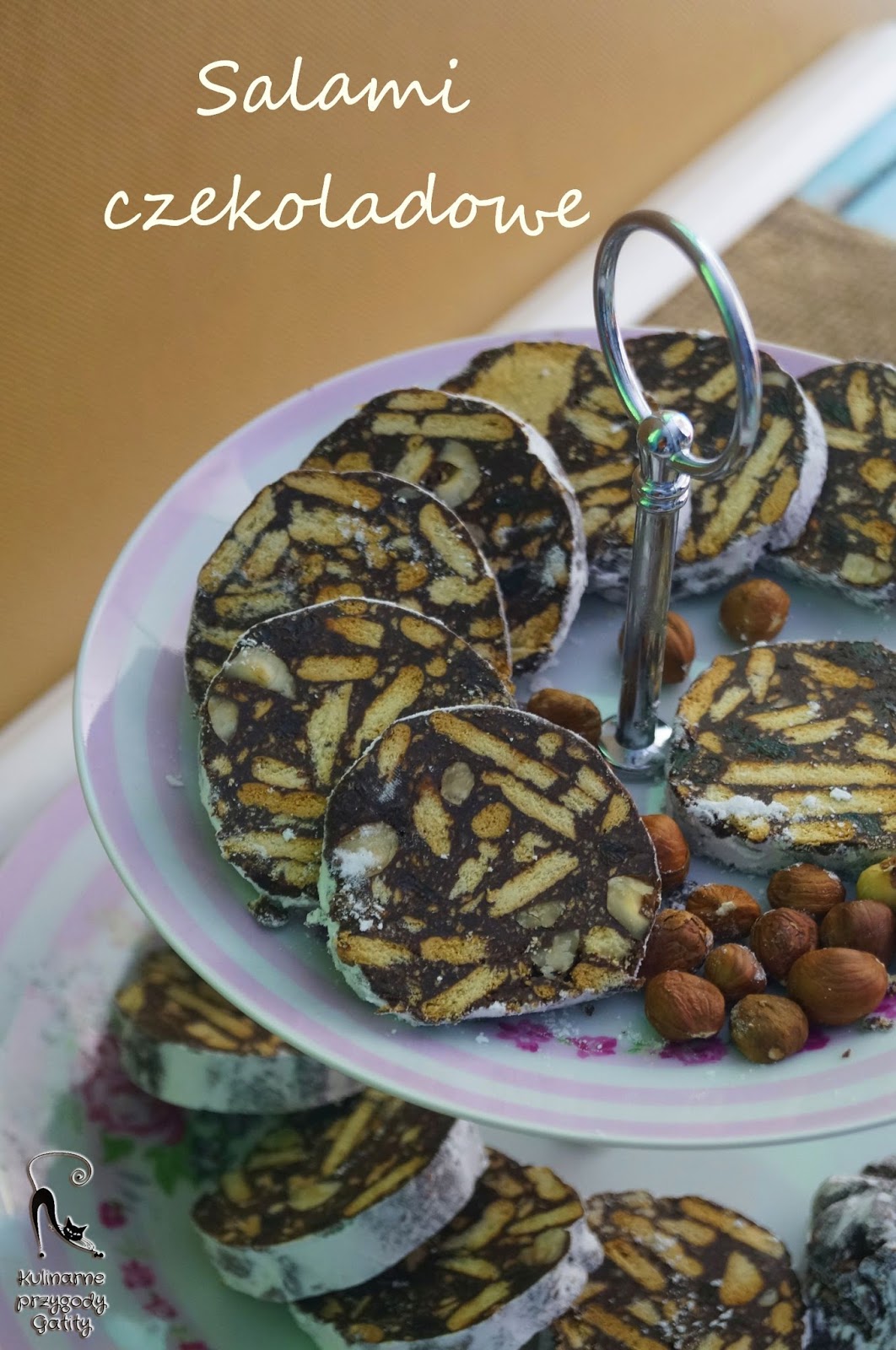Czekoladowe salami z orzechami, czyli blok czekoladowy Kulinarne