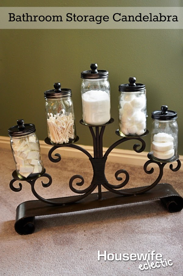 Housewife eclectic: bathroom storage candelabra Ideas Bronce Candelabros