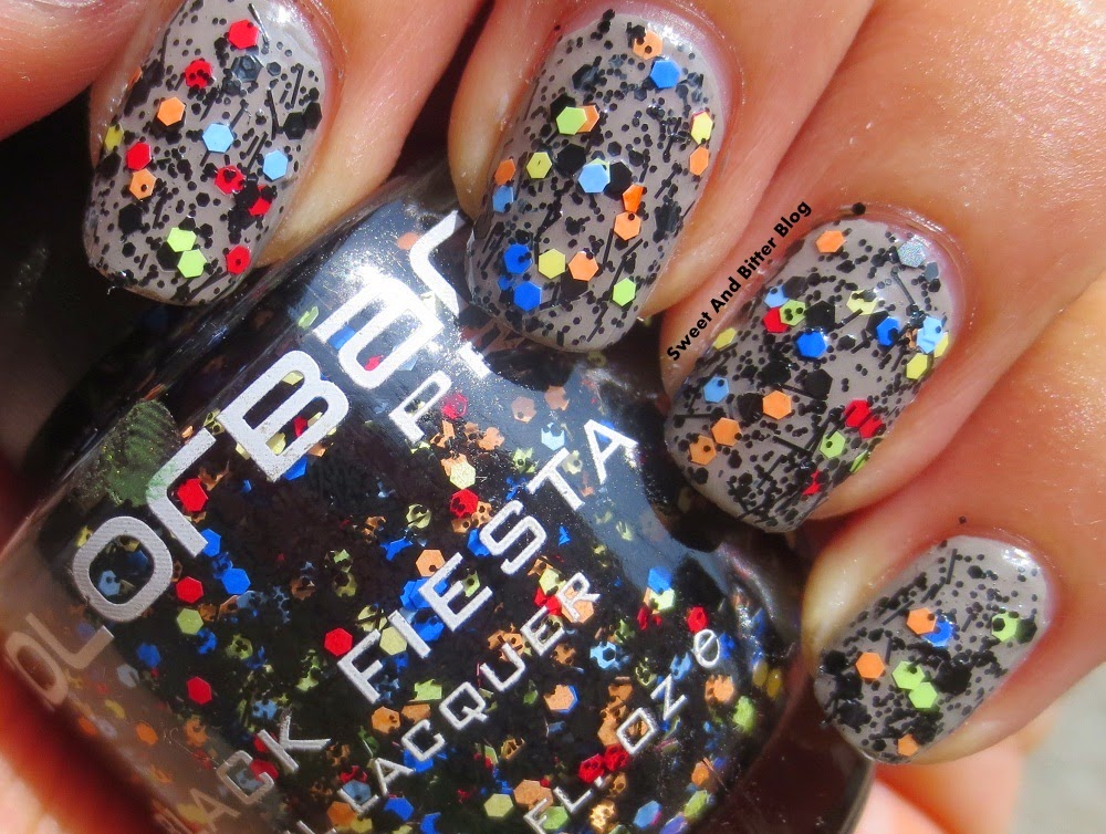 Colorbar new black fiesta nail lacquer for confetti nail art lovers Colorbar new black fiesta nail lacquer for confetti nail art lovers