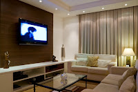 Sala pequena decorada