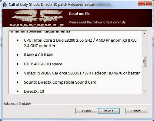 Call Of Duty Ghosts Directx Error Patch Download Call Of Duty Ghosts Directx Error Patch Download