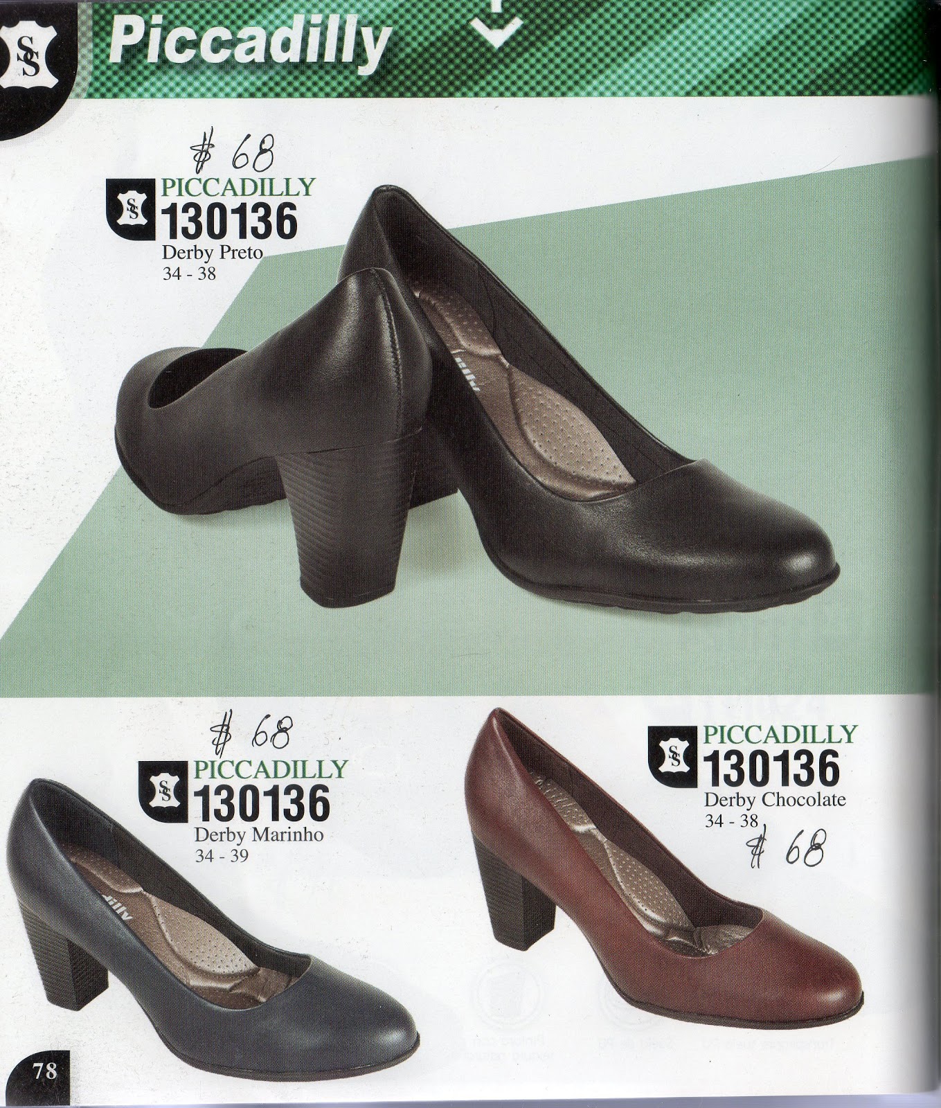 CATALOGO DE ZAPATOS Varios Piccadilly