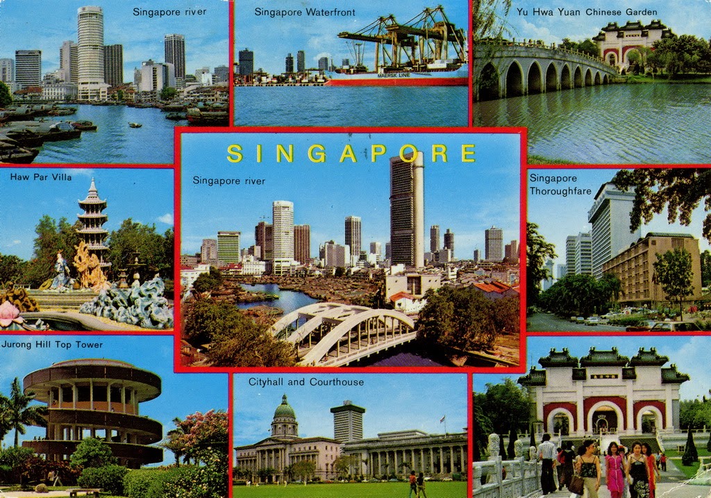 Postcard Interchange 明信片交流站 Old Singapore Postcard(from Singapore to