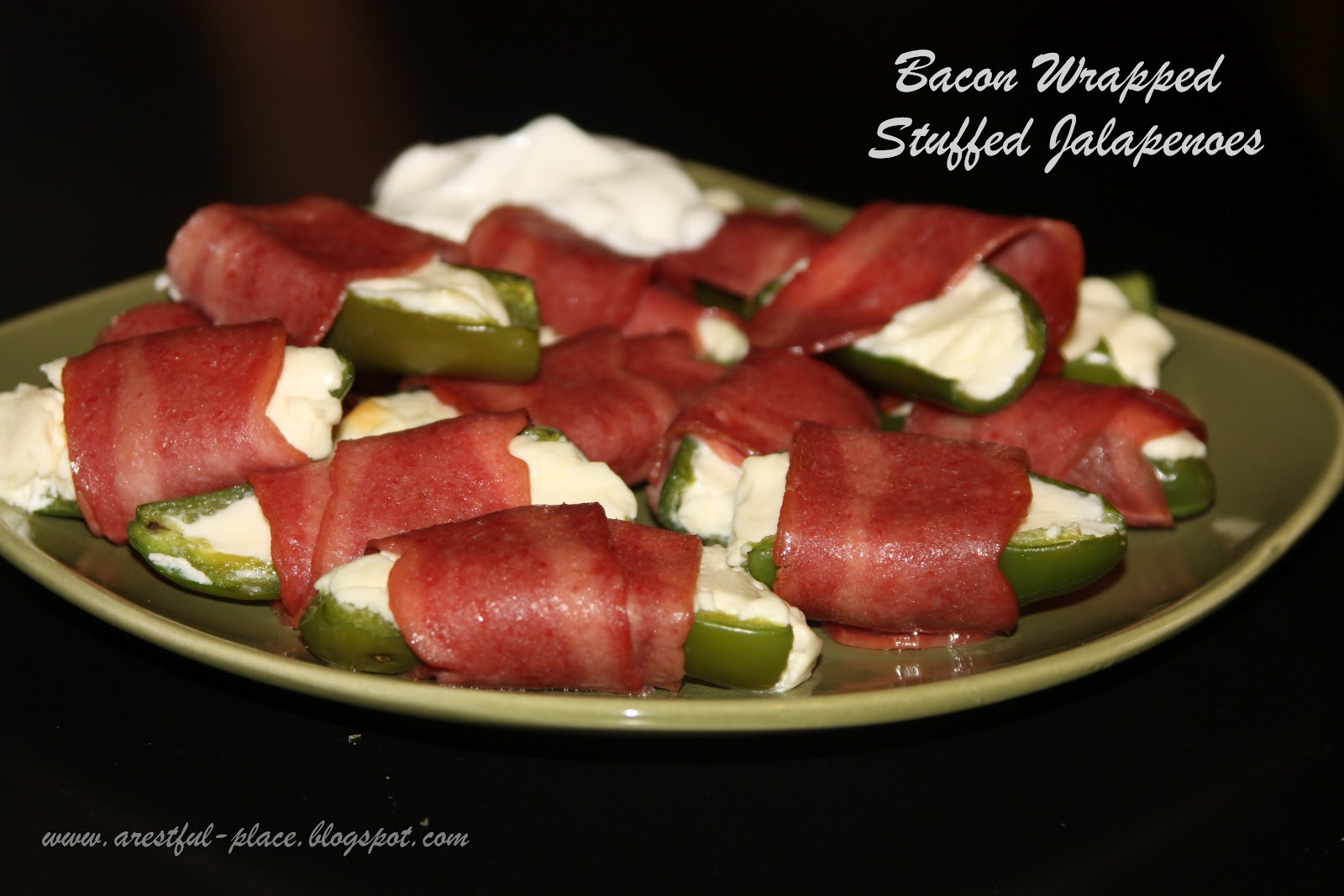 A Restful Place Bacon Wrapped Stuffed Jalapenos Recipe