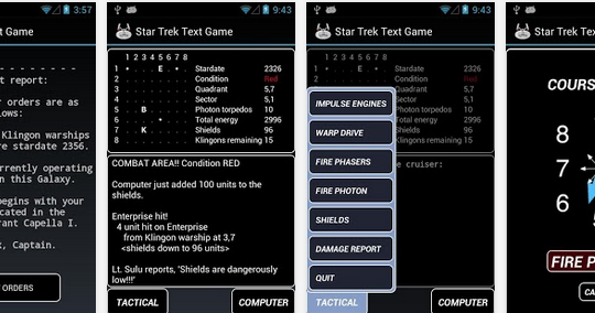 Tiny Apk Star Trek Text Game Capsule Review