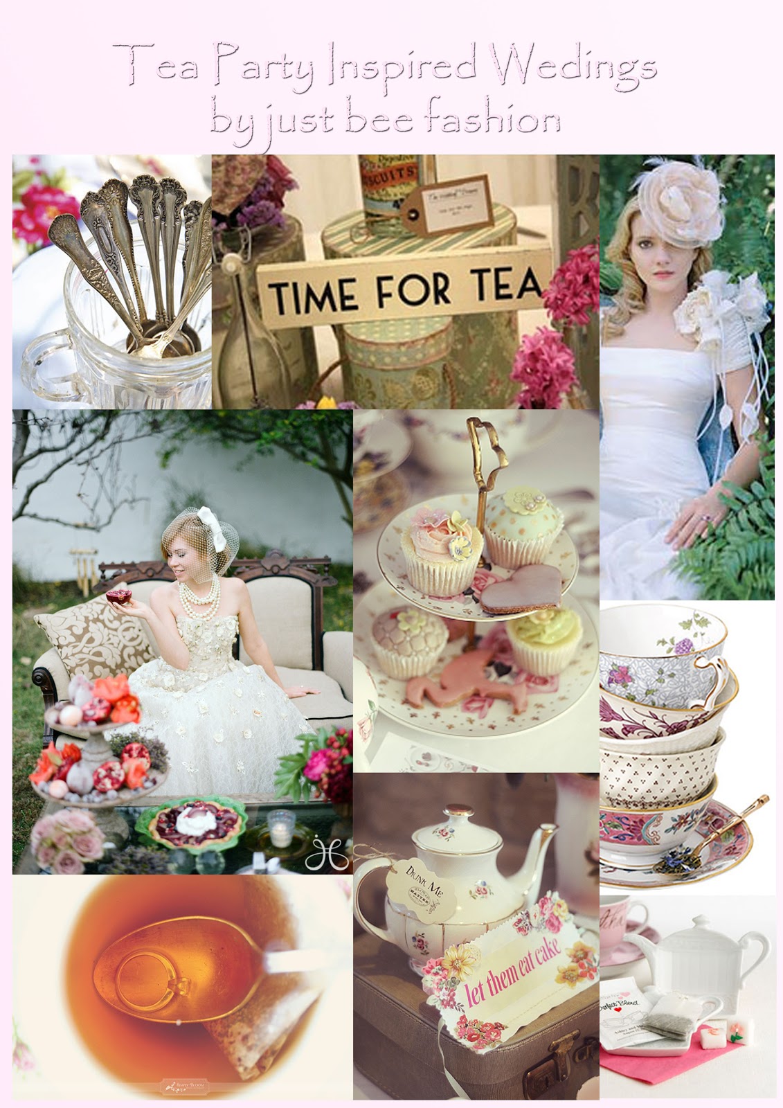 Just Bee Fashion Tea Party Inspired Wedding