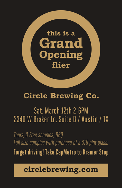 new church opening flyer