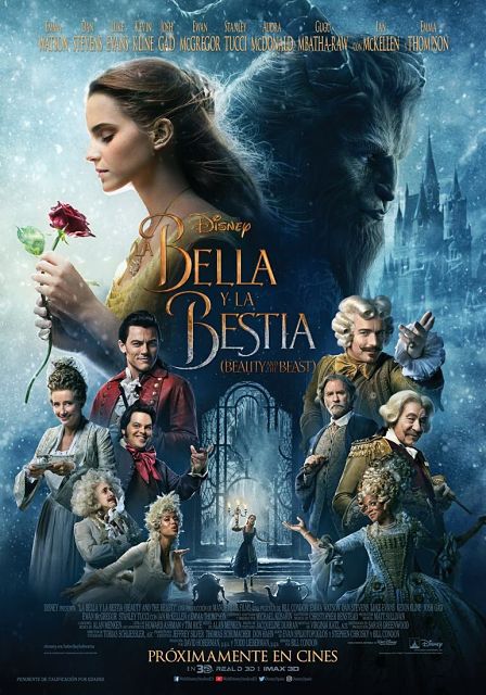 Cartel oficial español: La Bella y la Bestia (Beauty and the Beast) (2017)