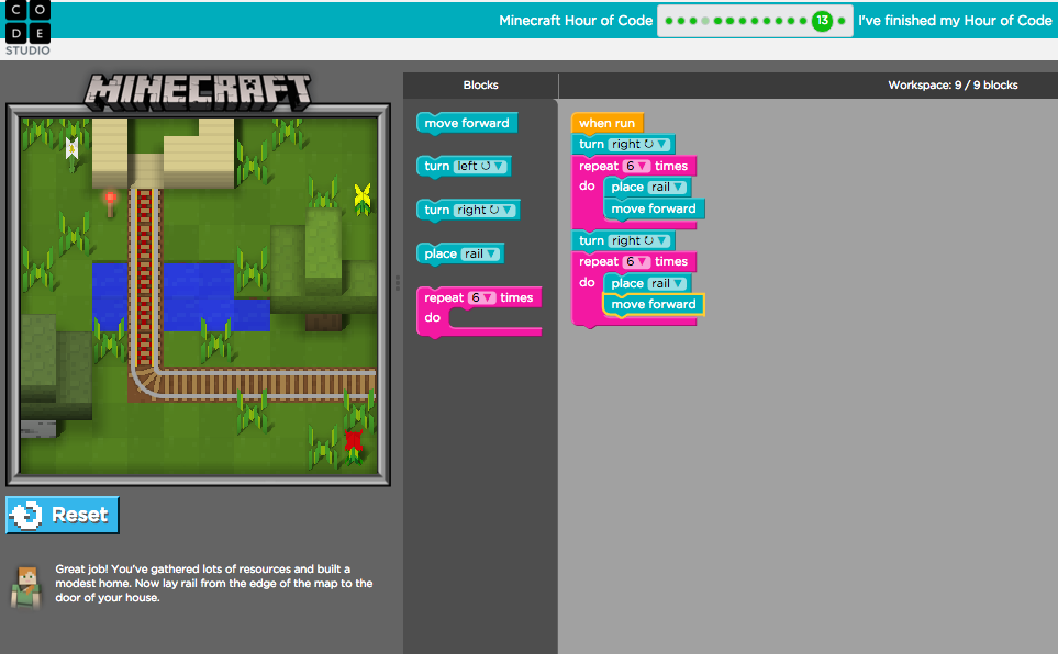 Learning Tech For Teachers And Students Minecraft Hour Of Code