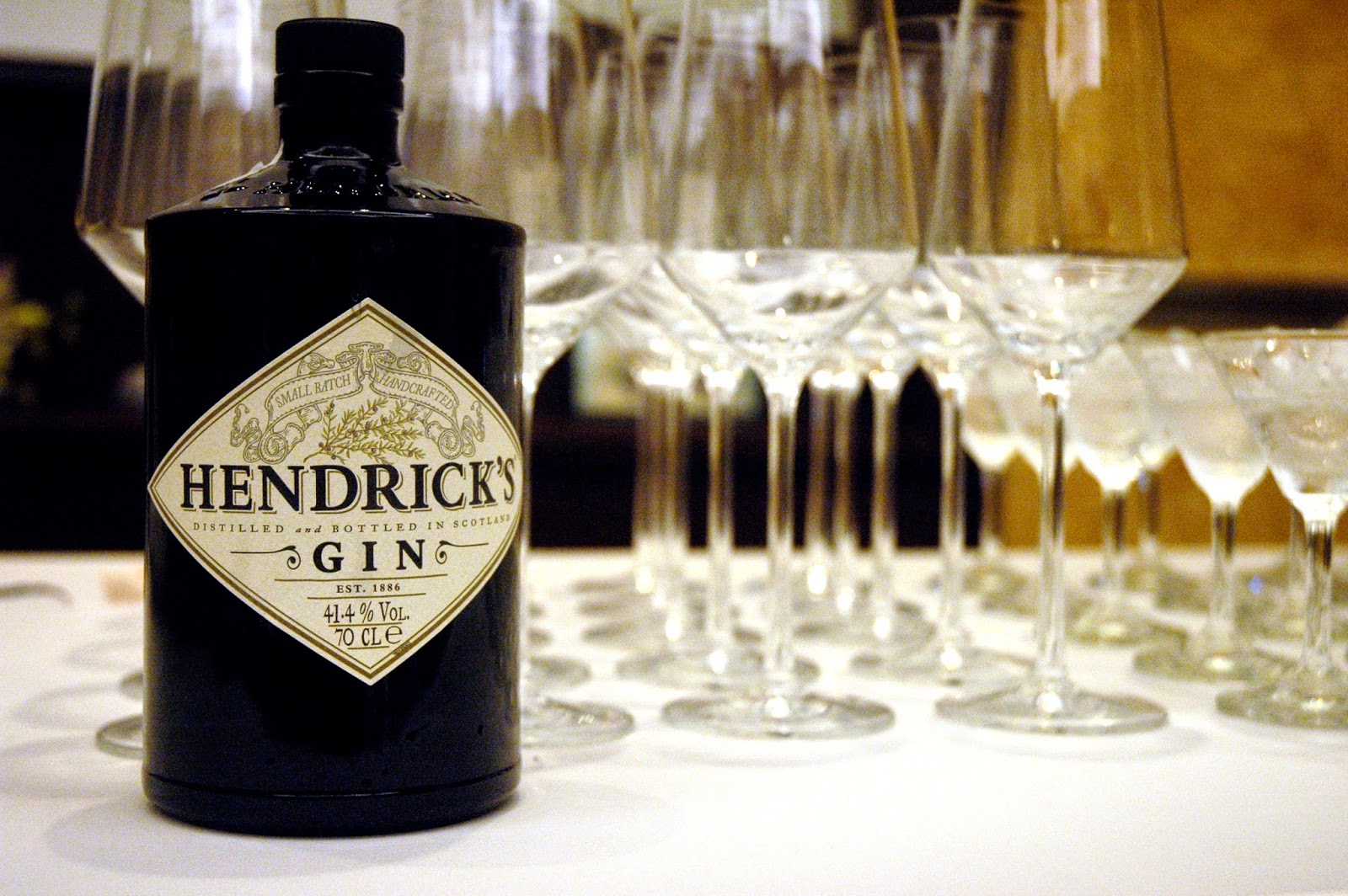 DUDE FOR FOOD Hendrick's Gin An Evening With A Most Unusual Gin