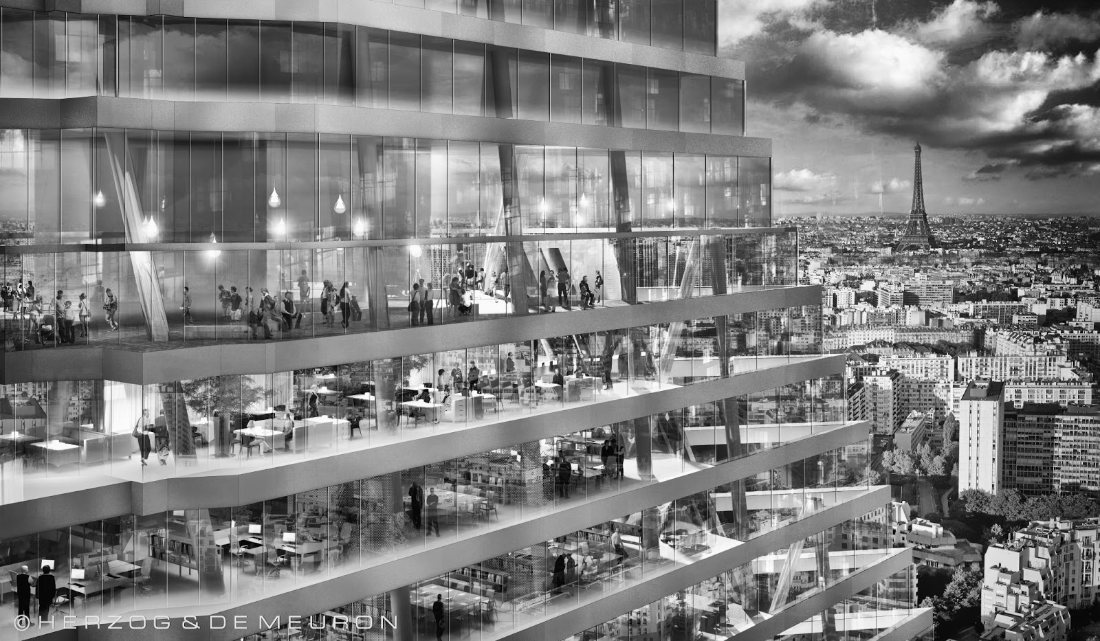 parisfvdv TOUR TRIANGLE, TOUR DUO HOOGBOUW OF HOOGMOED IN PARIJS