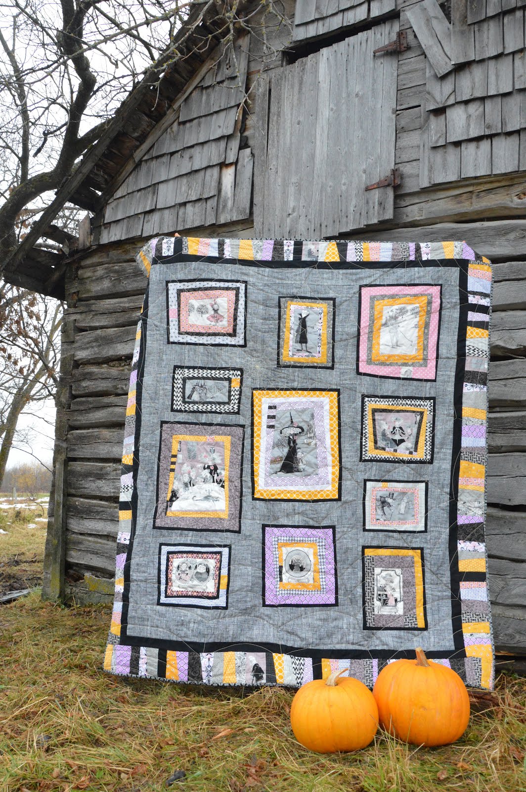 ocd obsessive crafting disorder Ghastlies quilt is finished!