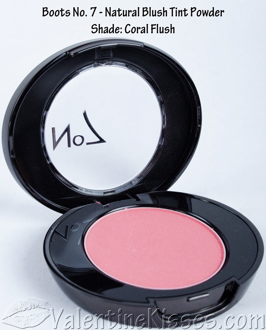 Valentine Kisses Boots No. 7 Natural Blush Tint Powder in Coral
