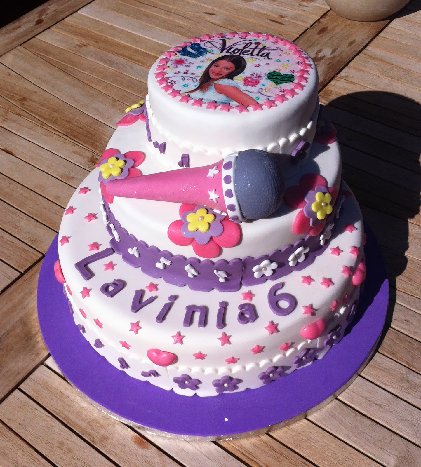 Le torte di Stefilla: Violetta Cake per la piccola ...