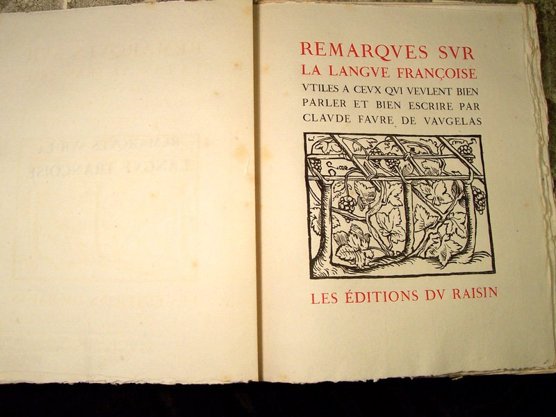 Résultat de recherche d'images pour "grammaire de vaugelas"