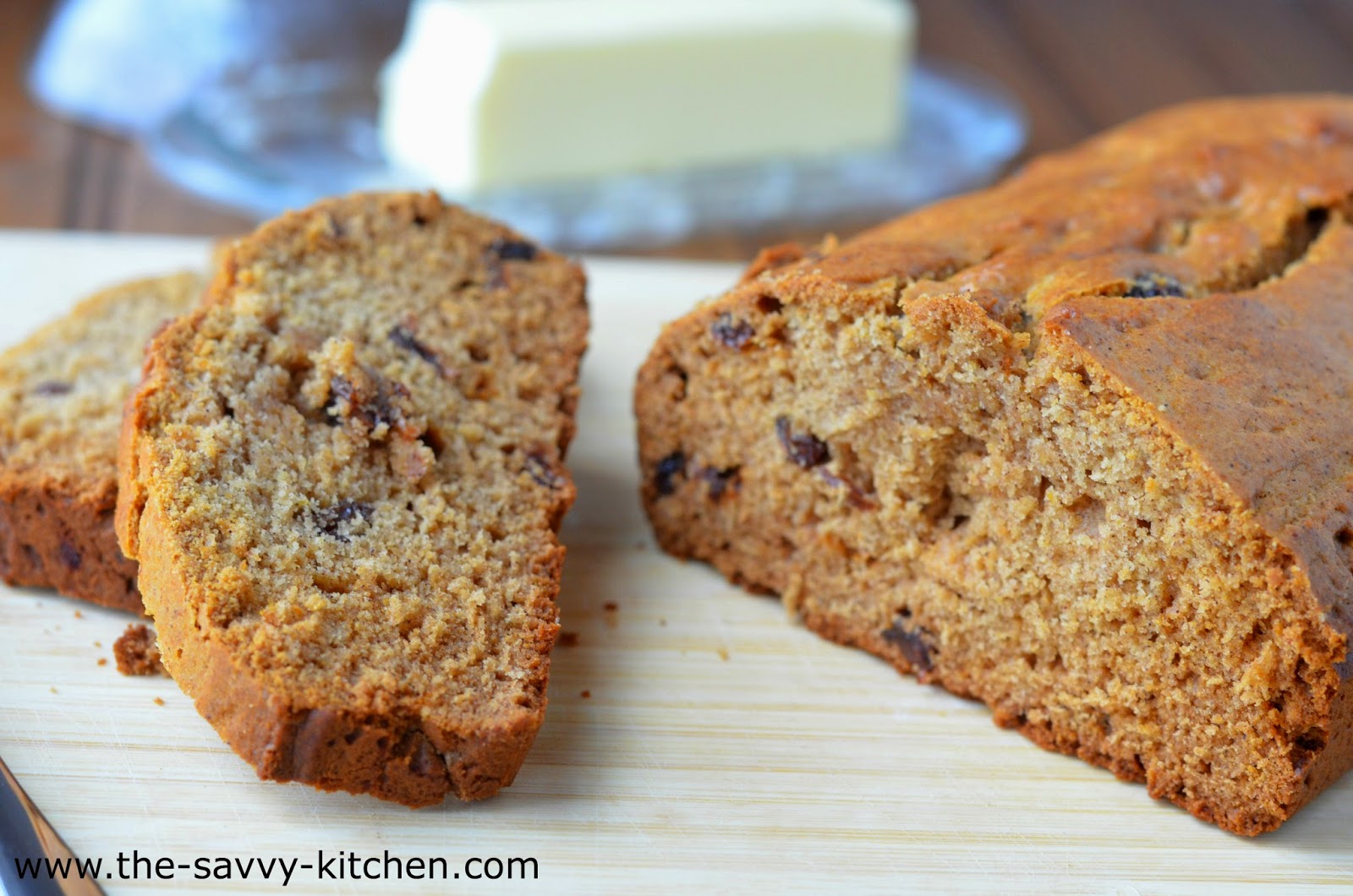 The Savvy Kitchen Cinnamon Raisin Bread (GlutenFree)