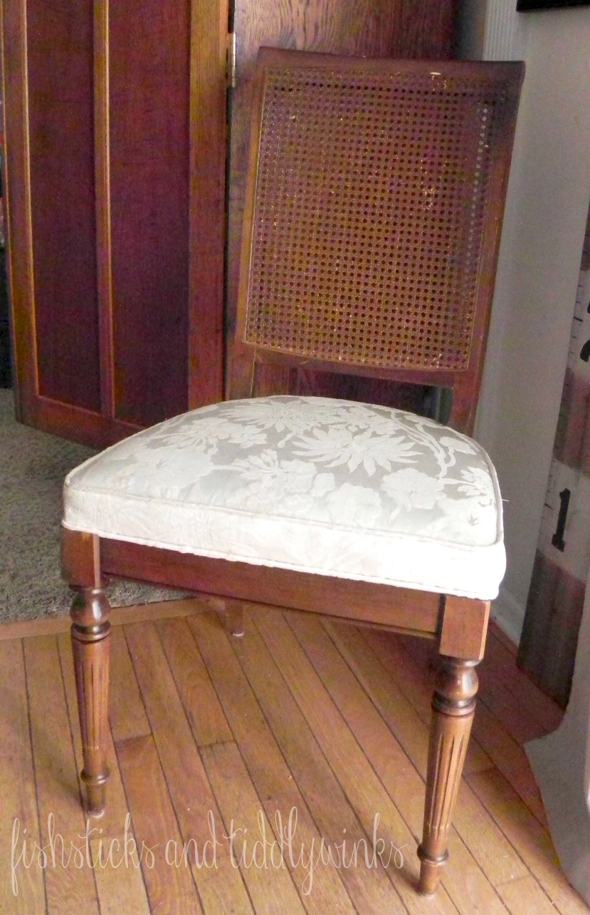 Fishsticks and Tiddlywinks Goodwill Chair Makeover