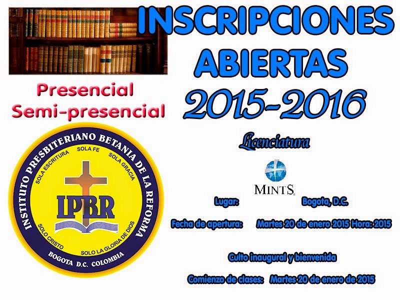 INSCRIPCIONES ABIERTAS 2015-2016