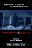 Actividad Paranormal 4: La accin transcurre cinco aos despus de los sucesos de "Paranormal Activity 2", que termin con el secuestro de Hunter por parte de Katie. En la actualidad, Hunter ha sido adoptado por una familia y ahora se llama Wyatt. Su nueva familia comienza a experimentar sucesos paranormales en su casa cuando se ven obligados a acoger temporalmente al hijo de sus misteriosos vecinos.