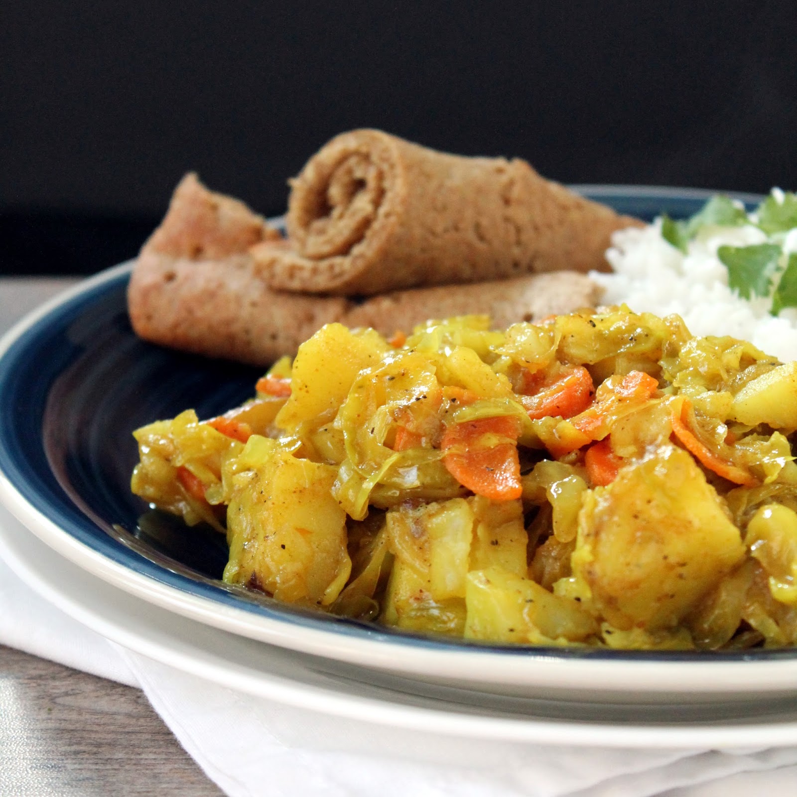 The Stay At Home Chef Tikel Gomen Ethiopian Cabbage Dish