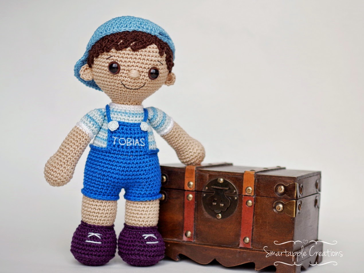 amigurumi boy doll