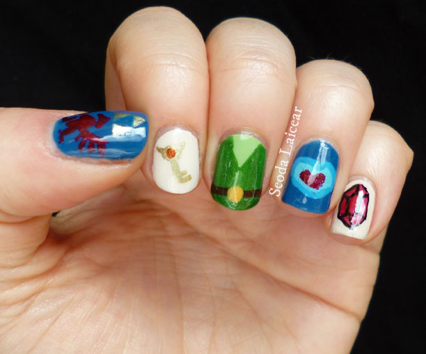 Zelda Nail Art Maxicub Seoda Laicear Nerdy Nails Issue 7 Legend Of Zelda