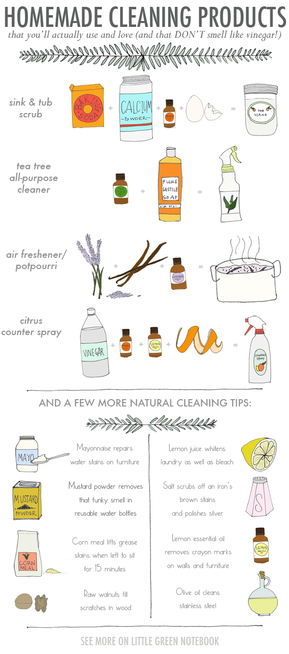 Going Natural: The Benefits of Switching to Natural Cleaning Products And  How To Make It Happen