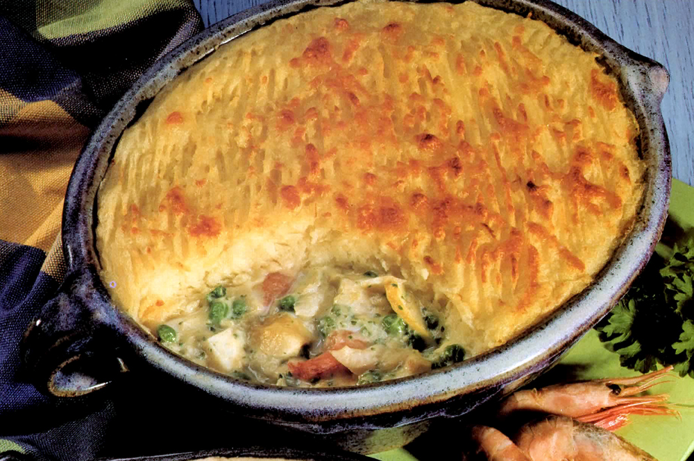 Recipes Blog Cod, Prawn and Mushroom Gratin Recipe