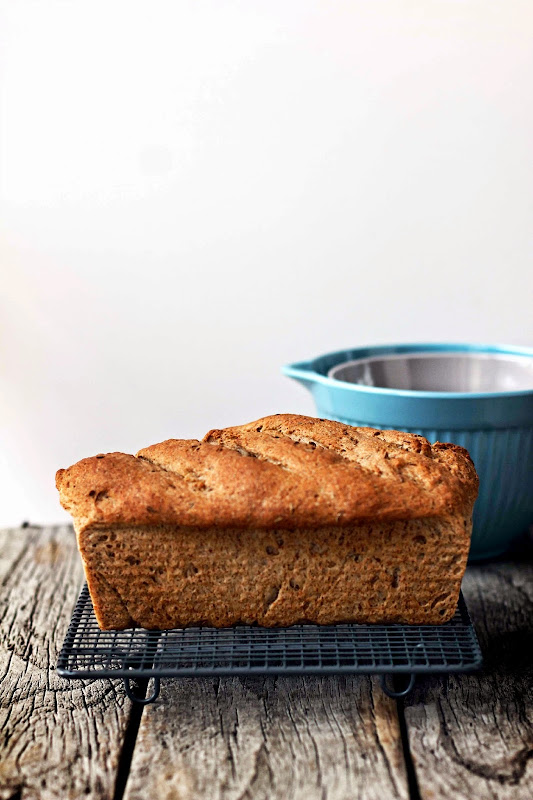 Milk and Honey Rye Bread with Pickle Juice and Caraway