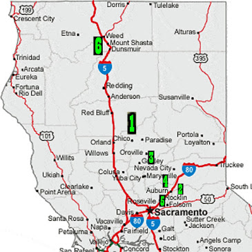 Map of Northern CA