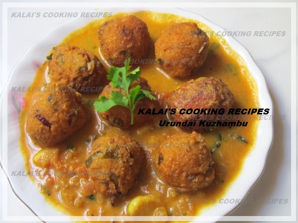 Hot Sour Paruppu Urundai Puli Kuzhambu | Dal Balls Tamarind Curry