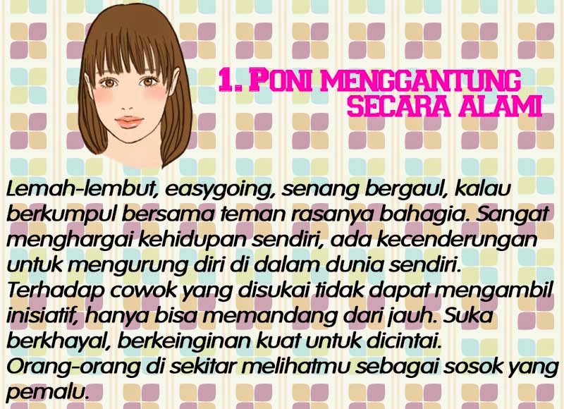 Poni Menggantung Secara Alami Poni Menggantung Secara Alami