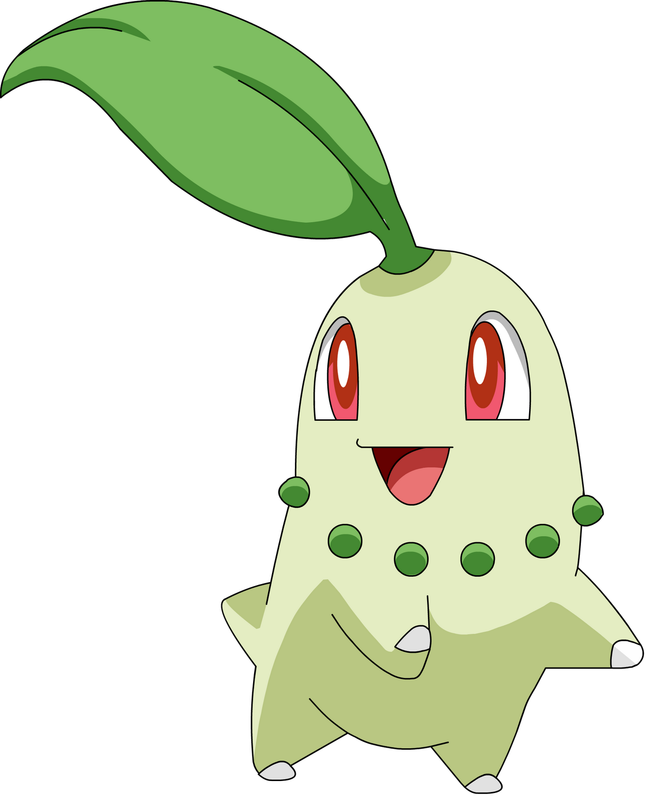 Pokemon Chikorita> The grass Starter from Johto