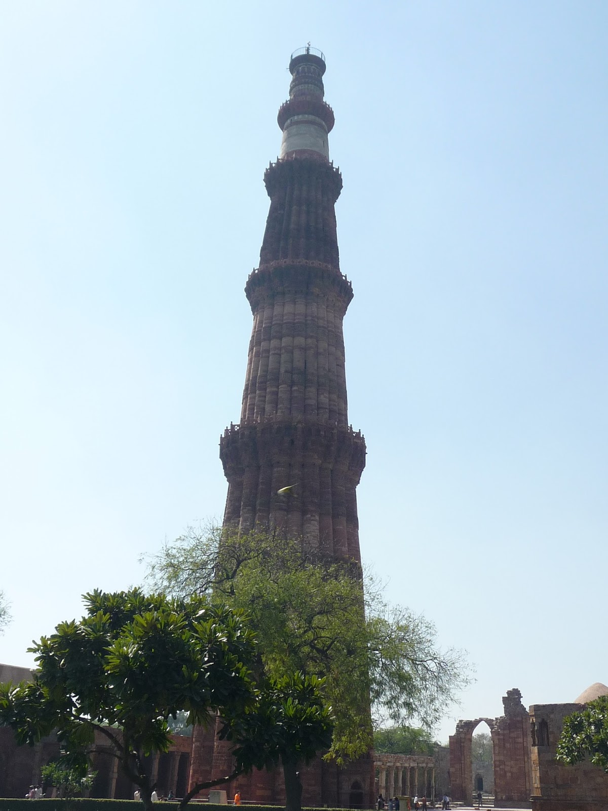 Delhi Smith's Cupola in Qutub Complex The journey of a thousand miles begins with one step