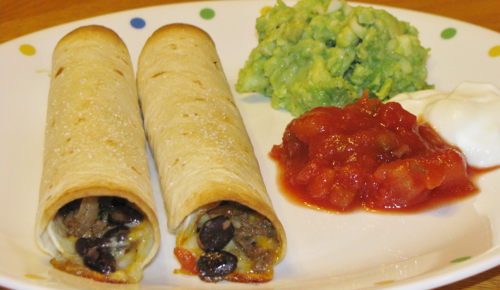Hot Eats and Cool Reads Beef, Bean, and Cheese Taquitos Recipe