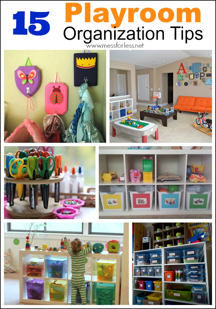 Kids Playroom Organization Tips Mess For Less