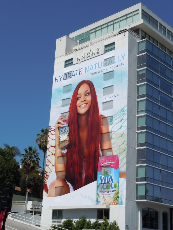 Rihanna Vita Coco billboard Sunset Strip