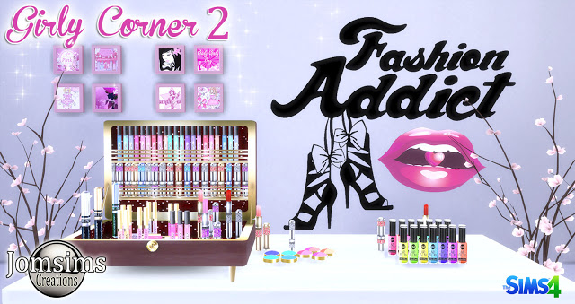 Realistic Sims 4 Cc Clutter | my sims 4 blog girly corner 2 clutter set by jomsims Realistic Sims 4 Cc Clutter | my sims 4 blog girly corner 2 clutter set by jomsims