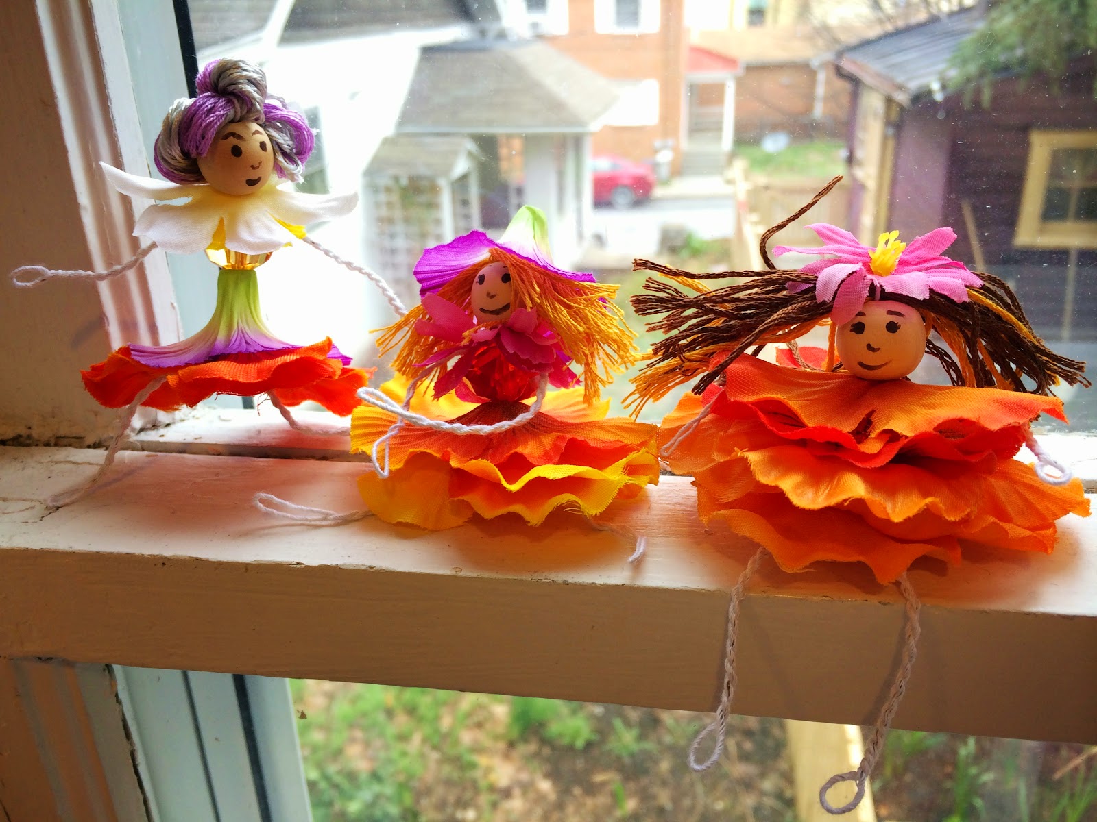 Our Beautifully Messy House DIY Flower Fairies